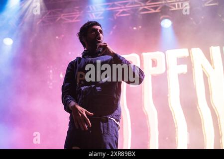 Kasabian tritt beim Festival Cruilla, Barcelona 12. Juli 2024 auf. Fotograf: Ale Espaliat Stockfoto