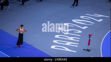 Paris, Frankreich. August 2024. Malaika Mihambo (DE) Paris Olympische Spiele 2024 Olympische Spiele Olympische Spiele 08.08.2024 Credit: Moritz Muller/Alamy Live News Stockfoto