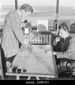 Derzeit 14.-1949: Der europäische Notfallhafen bereitet sich auf starken Verkehr vor der Flughafen Sola wird mit zwei neuen Start- und Landebahnen ausgebaut. Hier vom Kontrollturm. Foto; Sverre A. Børretzen / aktuell / NTB ***FOTO NICHT VERARBEITET*** dieser Bildtext wird automatisch übersetzt dieser Bildtext wird automatisch übersetzt Stockfoto