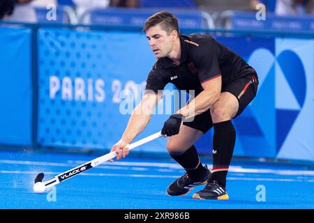 Paris, Frankreich. August 2024. PARIS, FRANKREICH - 8. AUGUST: Gonzalo Peillat während der Olympischen Spiele Paris 2024 Spiel zwischen den Niederlanden und Deutschland am 13. Tag im Stade Yves du Manoir am 8. August 2024 in Paris. (Foto: Joris Verwijst/BSR Agency) Credit: BSR Agency/Alamy Live News Stockfoto