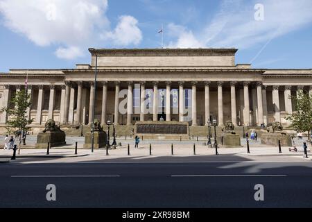 A General View (GV) of St George's Hall in Liverpool, Großbritannien. Bild aufgenommen am 3. August 2024. © Belinda Jiao jiao.bilin@gmail.com 07598931257 https:/ Stockfoto