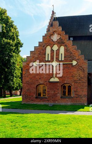 St. Laurentii (St. Laurentii), Söderköping, Östergötland, Schweden. Historische Ereignisse in der Kirche St. Laurentii: 1281 die Frau Magnus Ladulå Stockfoto