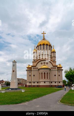 St. Johannes der Täufer orthodoxe Kathedrale in Fagaras - Rumänien. Stockfoto