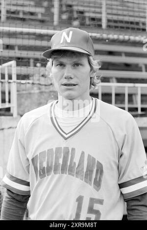 Köpfe Spieler nannten. Baseballteam, Baseball, 17. 09. 1984, Whizgle Dutch News: Historische Bilder für die Zukunft. Erkunden Sie die Vergangenheit der Niederlande mit modernen Perspektiven durch Bilder von niederländischen Agenturen. Verbinden der Ereignisse von gestern mit den Erkenntnissen von morgen. Begeben Sie sich auf eine zeitlose Reise mit Geschichten, die unsere Zukunft prägen. Stockfoto