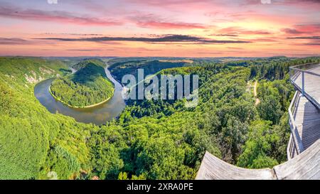 Saarloop, Mettlach, Saarland Stockfoto