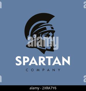 Spartan Company - Vektor Flache Logo-Illustration Stock Vektor