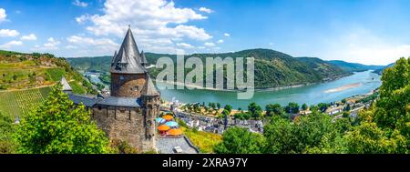 Bacharach, Mittelrheintal, Deutschland Stockfoto