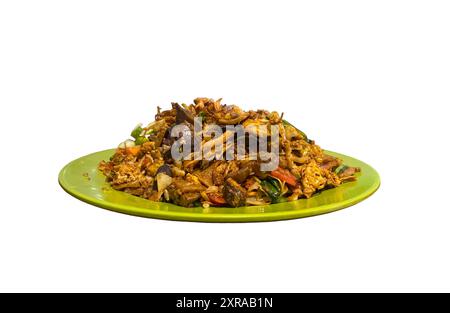 ried ried rice t'Jakarta' typisch für Jakarta mit isoliertem Hintergrund Stockfoto