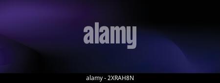 Leuchtender lila-blauer Hintergrund mit Farbverlauf und Retro-Vibe für breiten Web-Header und Webbanner Stock Vektor