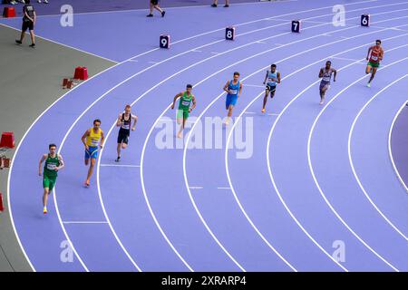 Saint Denis, Frankreich, 9. August 2024. Leichtathletik - 800-m-Halbfinale für Herren - Jacques Julien / Alamy Live News Stockfoto