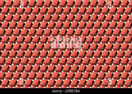 Nahtloses 3D-Muster Stock Vektor