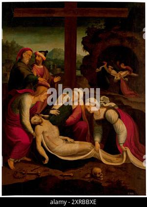 Juan Correa de Vivar - Trauer über Christus tot Stockfoto
