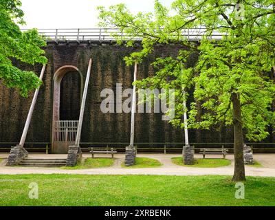 Europa, Deutschland, Hessen, Mittelhessen, Wetterau, Kurort Bad Nauheim, Salzwerk, Graduiertenhaus Stockfoto