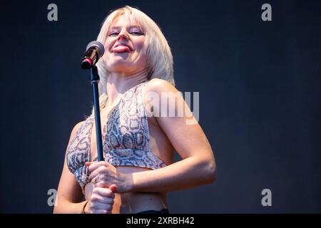 Amyl & the Sniffers Rockband auf der Bühne im Mai 2024 Stockfoto