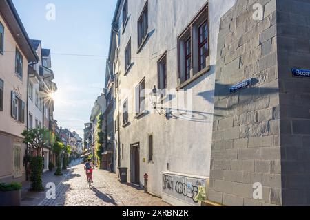 Radolfzell am Bodensee, Seestraße am Bodensee, Baden-Württemberg, Deutschland Stockfoto