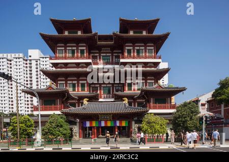 Asien, Singapur, Chinatown, Buddha Tooth Relic Tempel und Museum Stockfoto