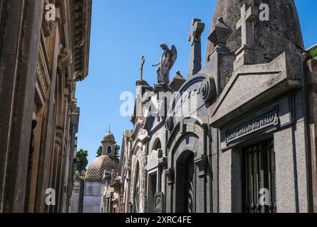 La Recoleta Friedhof Recoleta, Buenos Aires, Argentinien Stockfoto