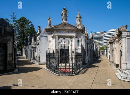 La Recoleta Friedhof Recoleta, Buenos Aires, Argentinien Stockfoto