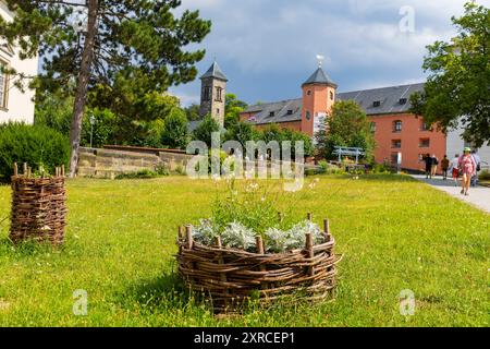 Festung Königstein Festung Königstein in der Sächsischen Schweiz. Königstein Sachsen Deutschland *** Festung Königstein Festung Königstein in der Sächsischen Schweiz Königstein Sachsen Deutschland Stockfoto