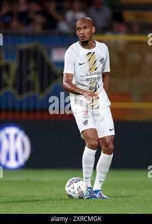 Monza, Italien, 7. August 2024. Fabinho von Al-Ittihad während des Freundschaftsspiels vor der Saison im U-Power Stadium in Monza. Der Bildnachweis sollte lauten: Jonathan Moscrop / Sportimage Stockfoto