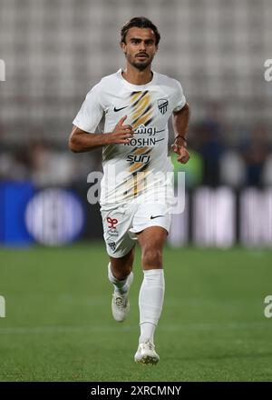 Monza, Italien, 7. August 2024. Jota von Al-Ittihad während des Freundschaftsspiels vor der Saison im U-Power Stadium in Monza. Der Bildnachweis sollte lauten: Jonathan Moscrop / Sportimage Stockfoto