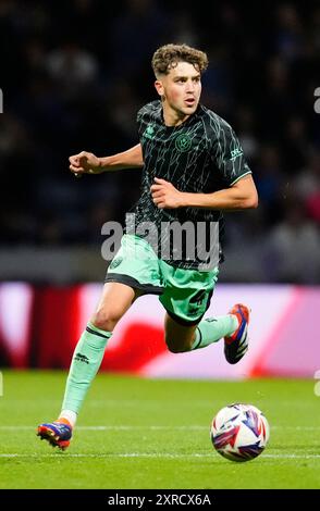 Oliver Arblaster von Sheffield United während des Sky Bet Championship Matches in Deepdale, Preston. Bilddatum: Freitag, 9. August 2024. Stockfoto