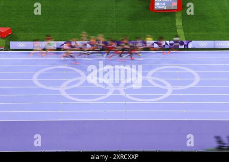 Saint-Denis, Frankreich. August 2024. Allgemeine Ansicht Leichtathletik : 10000 m bei den Olympischen Spielen 2024 in Paris im Stade de France in Saint-Denis, Frankreich. Quelle: Yohei Osada/AFLO SPORT/Alamy Live News Stockfoto