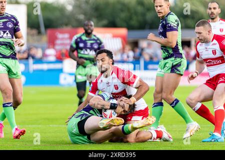 Rumpf, Großbritannien. August 2024. Betfred Superleague: Hull KR gegen Castleford Tigers. Credit Paul Whitehurst/PBW Media/Alamy Live News Stockfoto