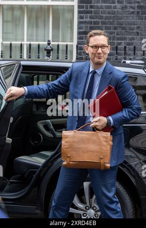 Labour-Abgeordnete nehmen an der 10 Downing Street an einer Kabinettssitzung Teil mit: Britischer Chefsekretär im Finanzministerium Darren Jones, wo: London, Vereinigtes Königreich Wann: 09 Jul 2024 Credit: Phil Lewis/WENN Stockfoto