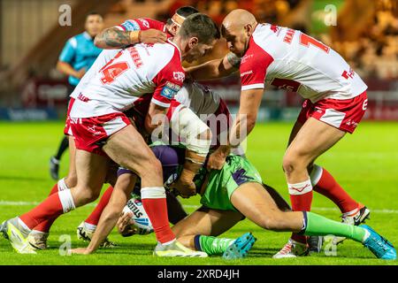 Rumpf, Großbritannien. August 2024. Betfred Superleague: Hull KR gegen Castleford Tigers. Credit Paul Whitehurst/PBW Media/Alamy Live News Stockfoto