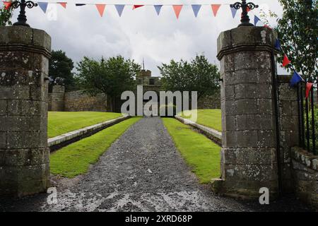 Jedburgh Castle Gefängnis in Scottish Borders Town, Schottland, Großbritannien Stockfoto