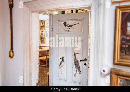 Innenraum von Anchers Hus, Heimat der Maler Michael und Anna Ancher, in Skagen, Dänemark Stockfoto