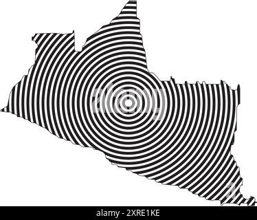 Yogyakarta Kartensymbol, eine der besonderen Regionen in Indonesien Stock Vektor