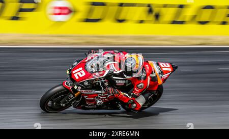 Oschersleben, Deutschland, 09. Juni 2019: Yamaha YZF-R1 von LCR ENDURANCE tritt an der FIM Endurance World Championship 2019 an Stockfoto