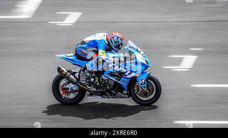 Oschersleben, 09. Juni 2019: BMW S1000RR von MERCURY RACING tritt in der Motorsport Arena zur FIM Langstrecken-Weltmeisterschaft an Stockfoto