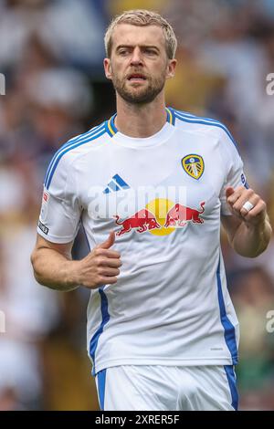 Leeds, Großbritannien. August 2024. Patrick Bamford von Leeds United während des Sky Bet Championship Matches Leeds United gegen Portsmouth in der Elland Road, Leeds, Vereinigtes Königreich, 10. August 2024 (Foto: Mark Cosgrove/News Images) in Leeds, Vereinigtes Königreich am 10. August 2024. (Foto: Mark Cosgrove/News Images/SIPA USA) Credit: SIPA USA/Alamy Live News Stockfoto