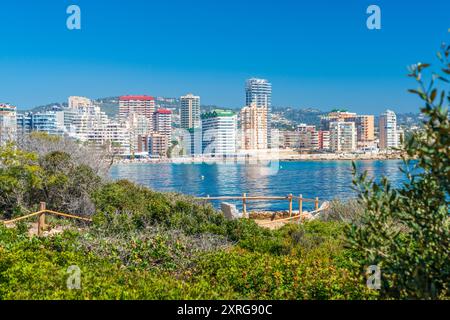 Platja de la Fossa, Calp, Comunidad Valenciana, Viertel Alicante, Costa Blanca, Spanien Stockfoto