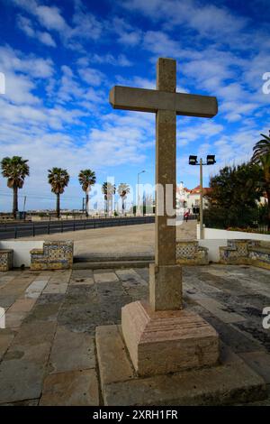 Cascais, Portugal. Stadtblick auf das malerische Urlaubsresort Cascais in der Nähe von Lissabon. März 2017 Stockfoto