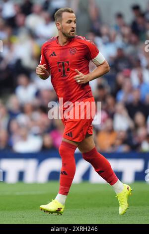 Harry Kane des FC Bayern München während des Freundschaftsspiels vor der Saison im Tottenham Hotspur Stadium in London. Bilddatum: Samstag, 10. August 2024. Stockfoto