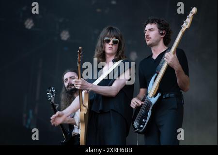 London, Vereinigtes Königreich. August 2024. Blüten auf der Bühne des Gunnersbury Festivals 2024 vor Tom Grennan. Cristina Massei/Alamy Live News Stockfoto