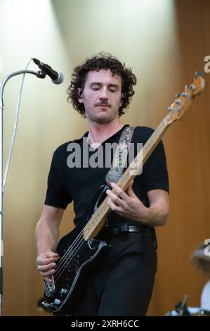 London, Vereinigtes Königreich. August 2024. Blüten auf der Bühne des Gunnersbury Festivals 2024 vor Tom Grennan. Cristina Massei/Alamy Live News Stockfoto