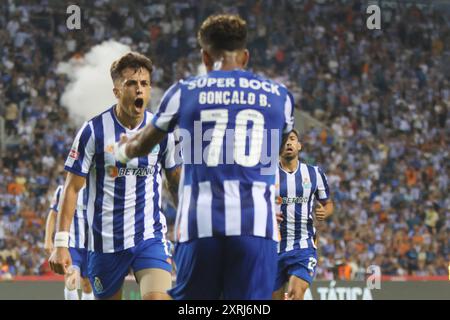 FC porto vs gil vicente fc Porto pt, 08/2024 - fc porto x gil vicente/liga/portugal - der fc porto war Gastgeber des fc porto im Dragao-Stadion in der Stadt porto pt, in einem Spiel, das für die 1. Runde der portugiesischen Liga 2024/25 gültig war. Foto: Raurino Monteiro/ATO Press/IMAGO GERAL FC porto vs gil vicente fc porto Copyright: XRAURINOxMONTEIROx Stockfoto