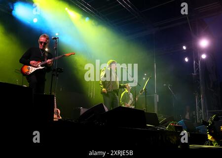 Rochdale, Großbritannien. August 2024. Ocean Colour Scene tritt beim Feelgood Festival auf. Rochdale, Großbritannien. Quelle: Barbara Cook/Alamy Live News Stockfoto