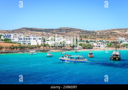 Panorama von Ano Koufonisi (oder nur Koufonisi). Kykladen, Griechenland. Stockfoto