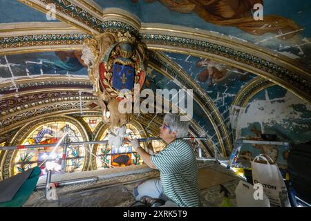 KIRCHE ST. EUSTACHE Stockfoto