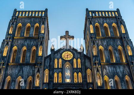 St. Joseph Cathedral in Hanoi, Vietnam. Stockfoto