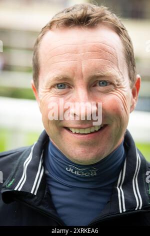 August 2024. Ein großartiger Jockey aus Britian & Ireland und Captain Tadhg O'Shea beim Dubai Duty Free Shergar Cup auf der Ascot Racecourse in Berkshire. Kredit: Maureen McLean/Alamy Stockfoto