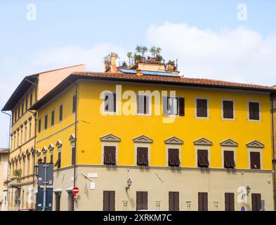 Konzeptaufnahme der Straßen von Florenz Stockfoto