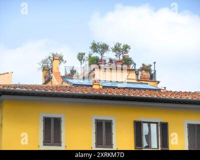 Konzeptaufnahme der Straßen von Florenz Stockfoto