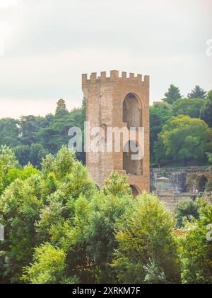 Konzeptaufnahme der Straßen von Florenz Stockfoto